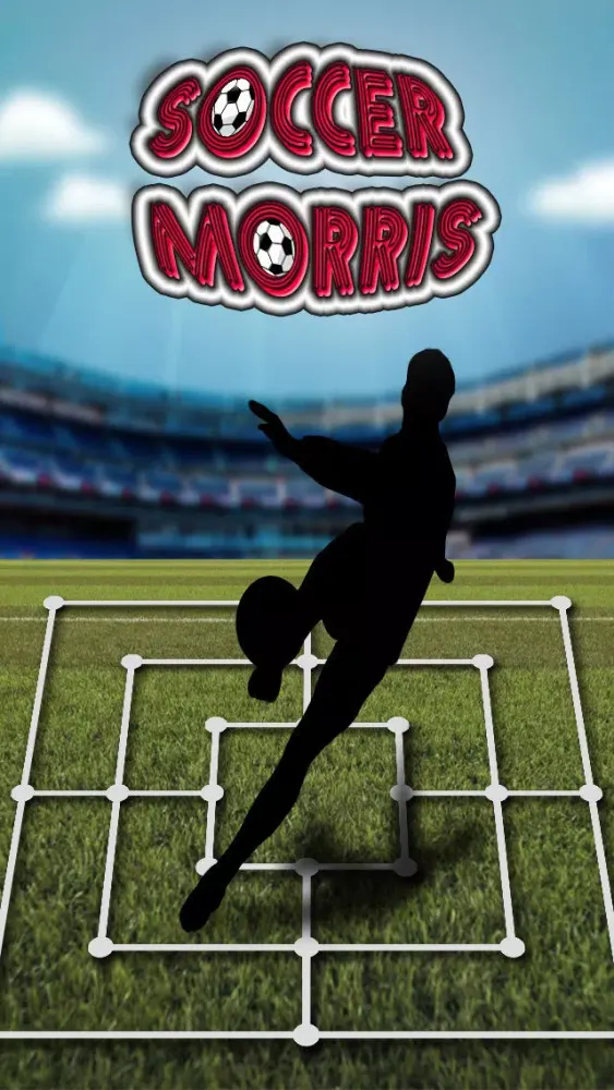 Tangkapan layar Soccer Caps Morris Tic Tac Toe - 3 in a row Nine Men's Morris