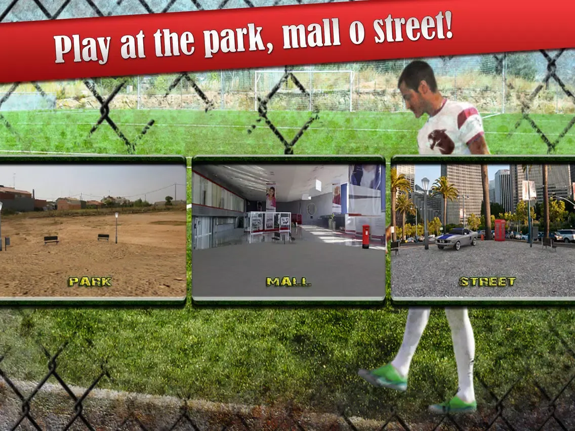 Street Soccer Juggling iPad  Screenshots