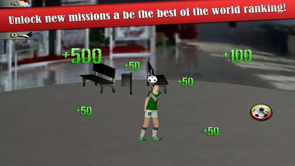 Street Soccer Juggling Screenshots