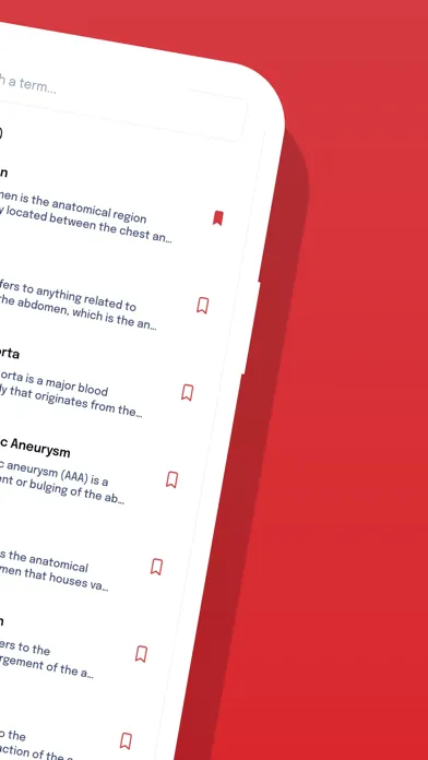 Captures d'écran de 8000+ Medical Terms Dictionary