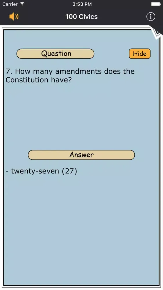 Скриншоты 100 Civics USA Naturalization