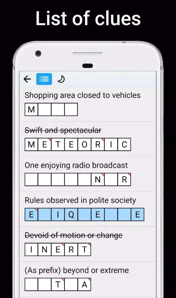 Crossword Puzzles Screenshots
