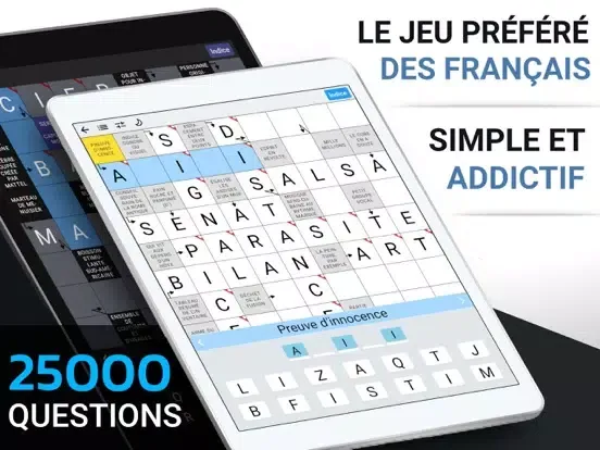Mots Fléchés : Mots Croisés iPad  स्क्रीनशॉट