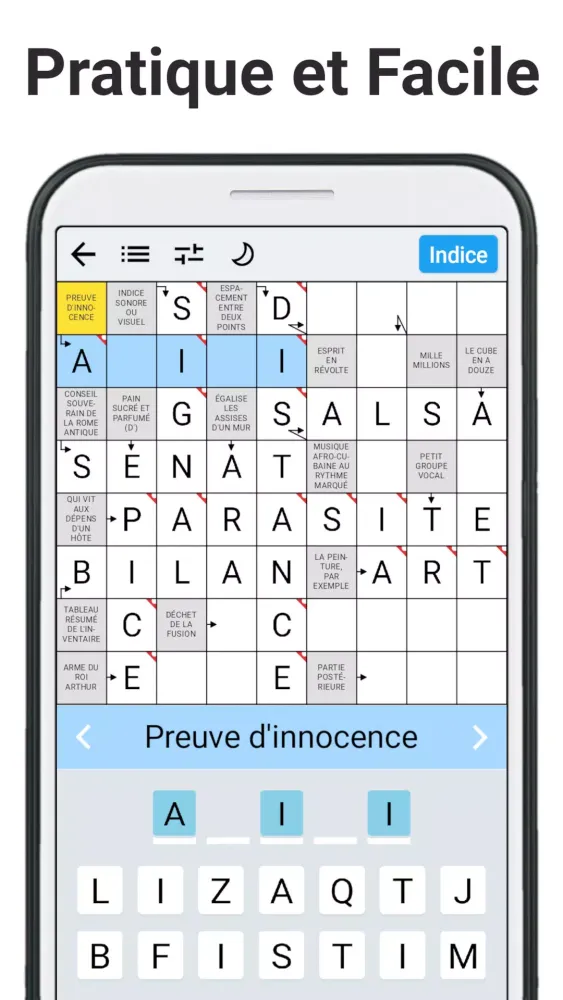 Mots Fléchés应用截图