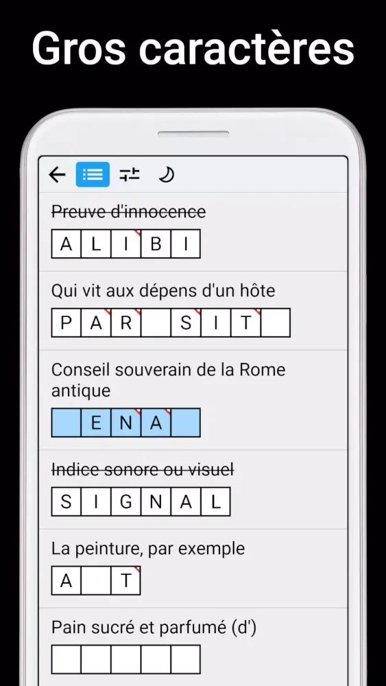 Mots Fléchés应用截图