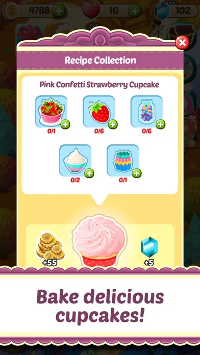 Ảnh chụp màn hình của Mahjong Cupcake Bakery Puzzle