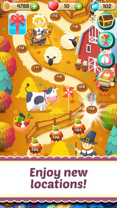 Ảnh chụp màn hình của Mahjong Cupcake Bakery Puzzle