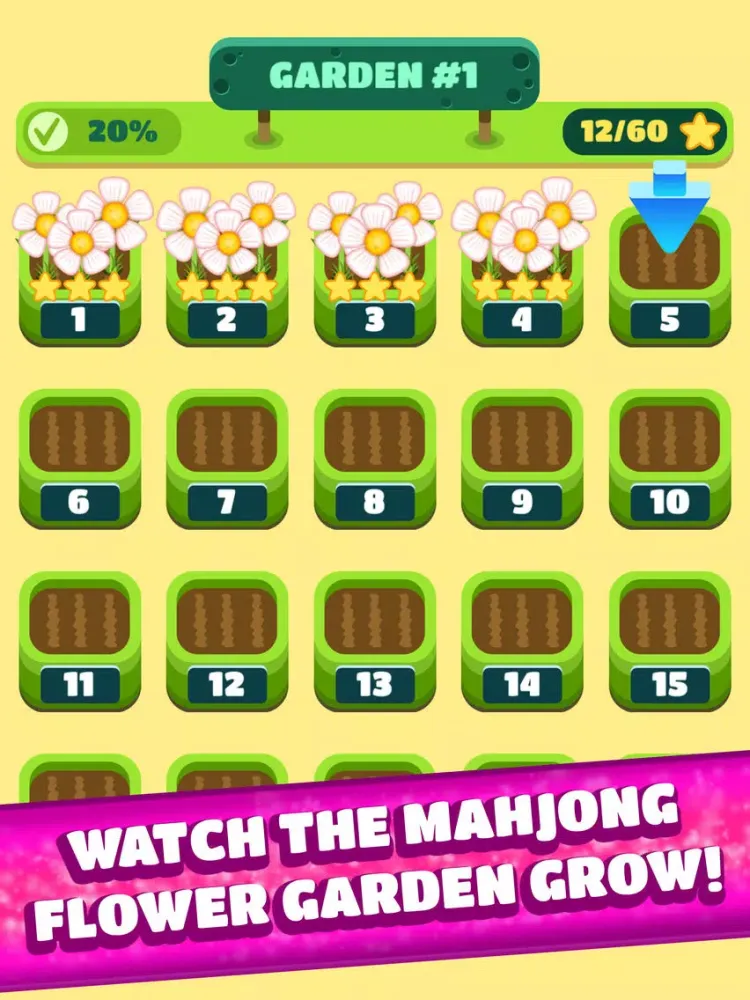 Mahjong Spring Flower Garden iPad  স্ক্রিনশট