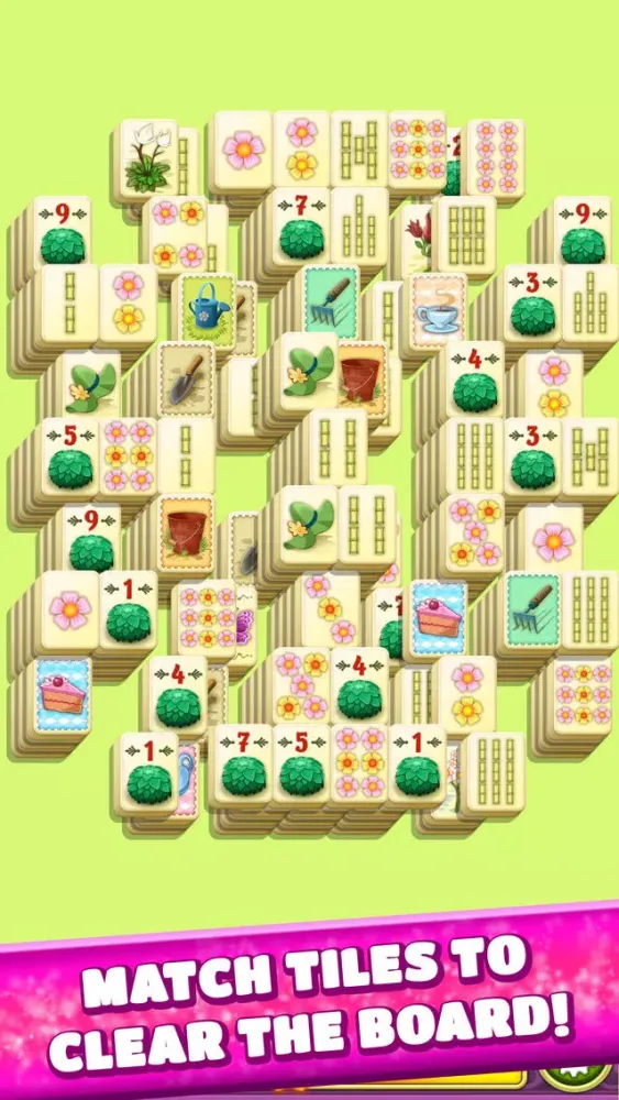Mahjong Spring Flower Garden স্ক্রিনশট