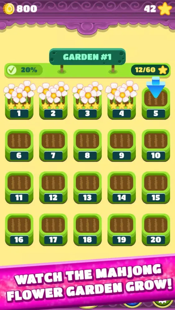 Mahjong Spring Flower Garden স্ক্রিনশট