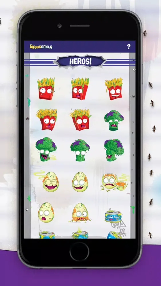 Capturas de pantalla de The Grossery Gang Emoji Keyboard - Grossemoji