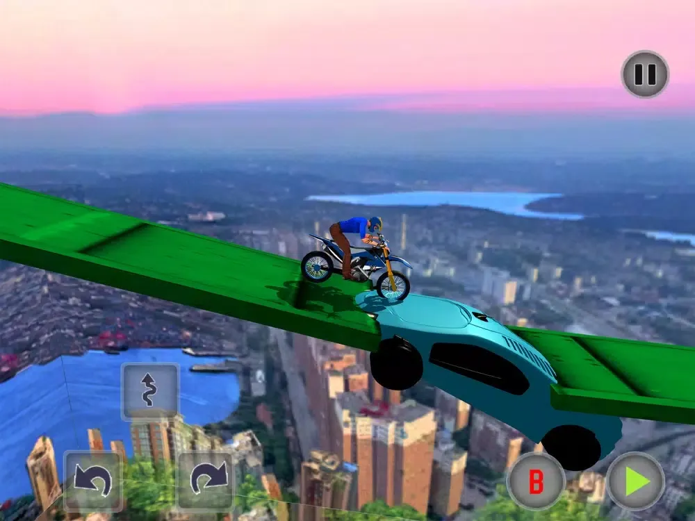 Bike Stunts Jumping 3D iPad 应用截图