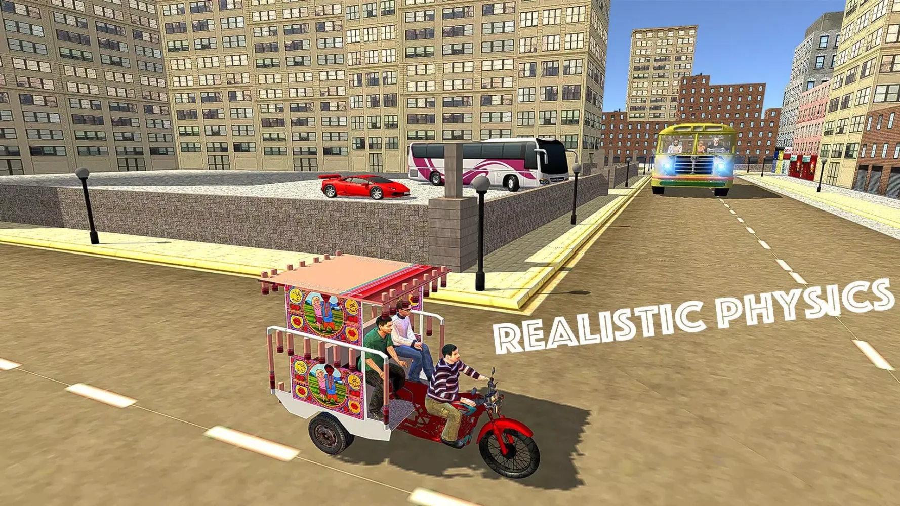 Ảnh chụp màn hình của Chingchi Rickshaw Game