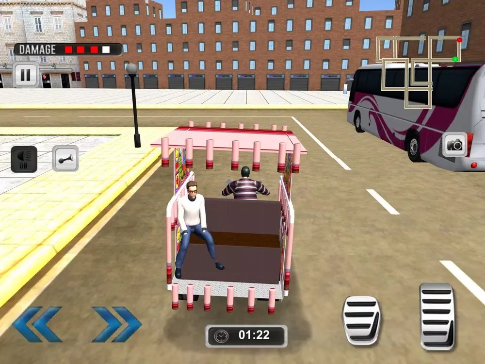 Drive Rickshaw On City Roads iPad  스크린샷