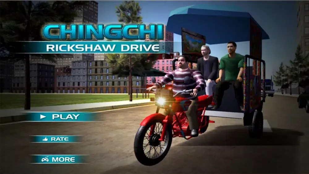 Drive Rickshaw On City Roads 스크린샷