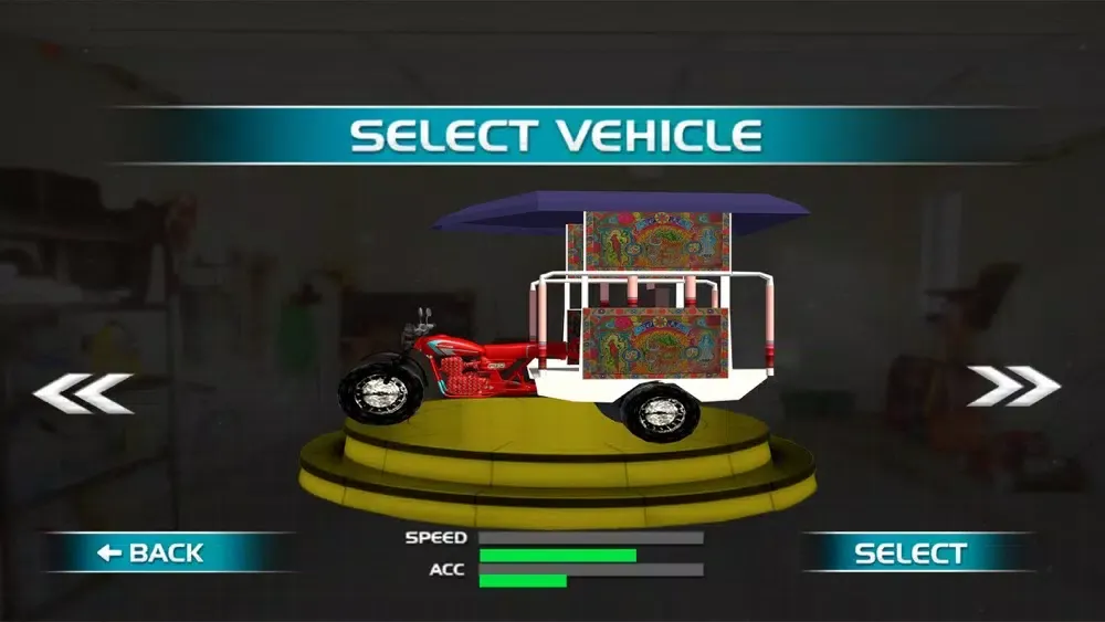 Drive Rickshaw On City Roads 스크린샷