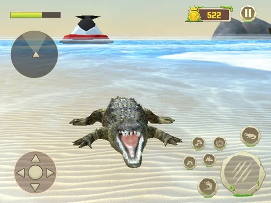 Captures d'écran de Crocodile Attack Animal Games iPad 