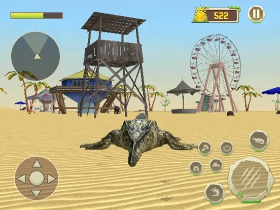 Captures d'écran de Crocodile Attack Animal Games iPad 