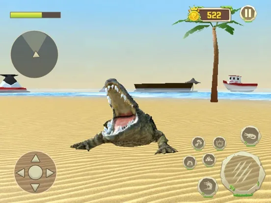 Captures d'écran de Crocodile Attack Animal Games iPad 