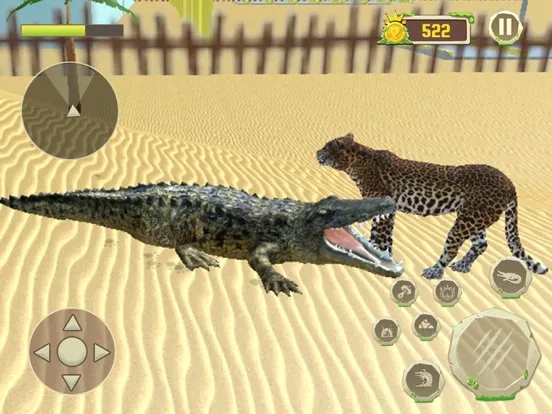Captures d'écran de Crocodile Attack Animal Games iPad 