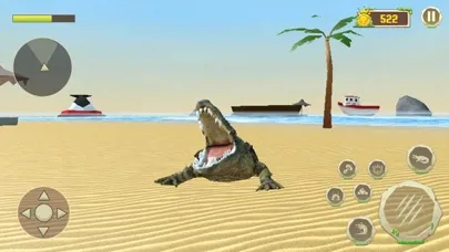 Captures d'écran de Crocodile Attack Animal Games