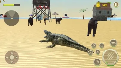 Captures d'écran de Crocodile Attack Animal Games