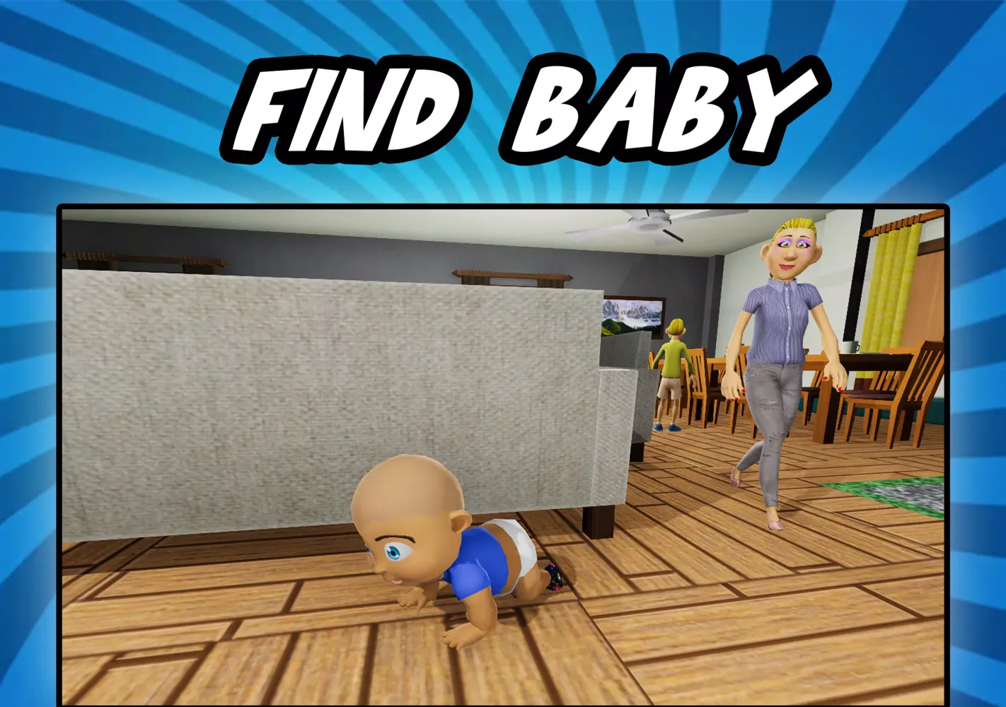 Tangkapan skrin Daddy Hide and Seek Survival