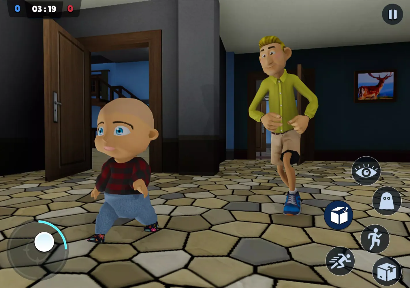 Tangkapan skrin Daddy Hide and Seek Survival