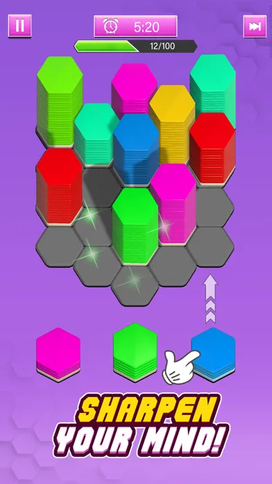 Capturas de pantalla de Hexa Sort Puzzle Merge Games