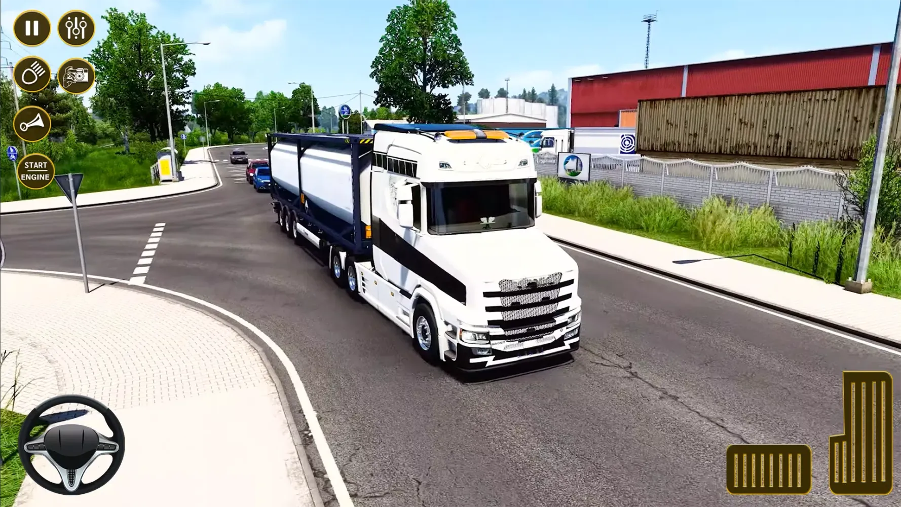 Tangkapan skrin Oil Tanker Truck Game: 3D Game