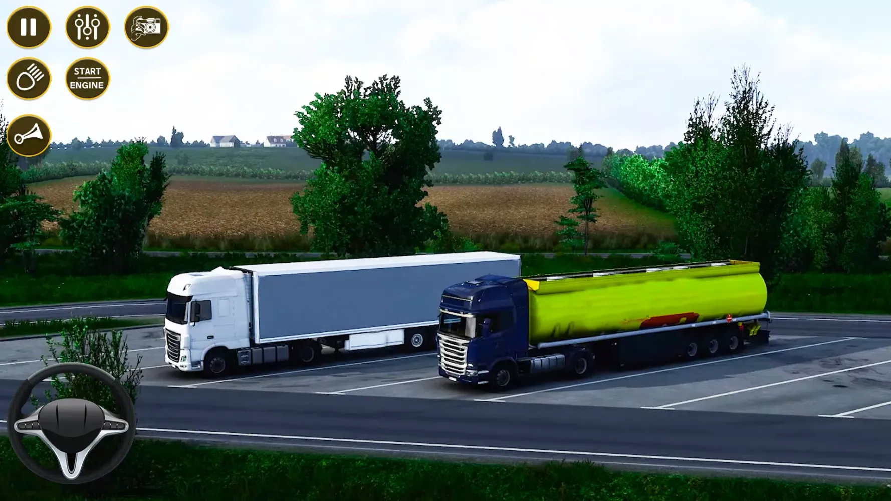 Tangkapan skrin Oil Tanker Truck Game: 3D Game