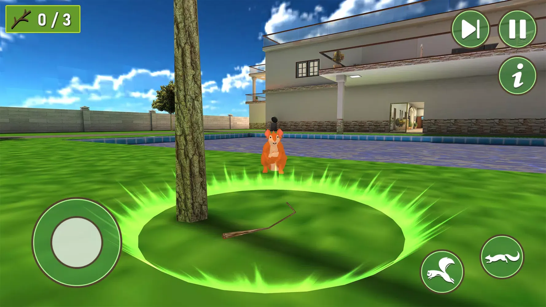 Ảnh chụp màn hình của Virtual Squirrel Simulator 3D