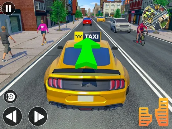 Screenshot di Taxi Driving Sim Game 3D iPad 