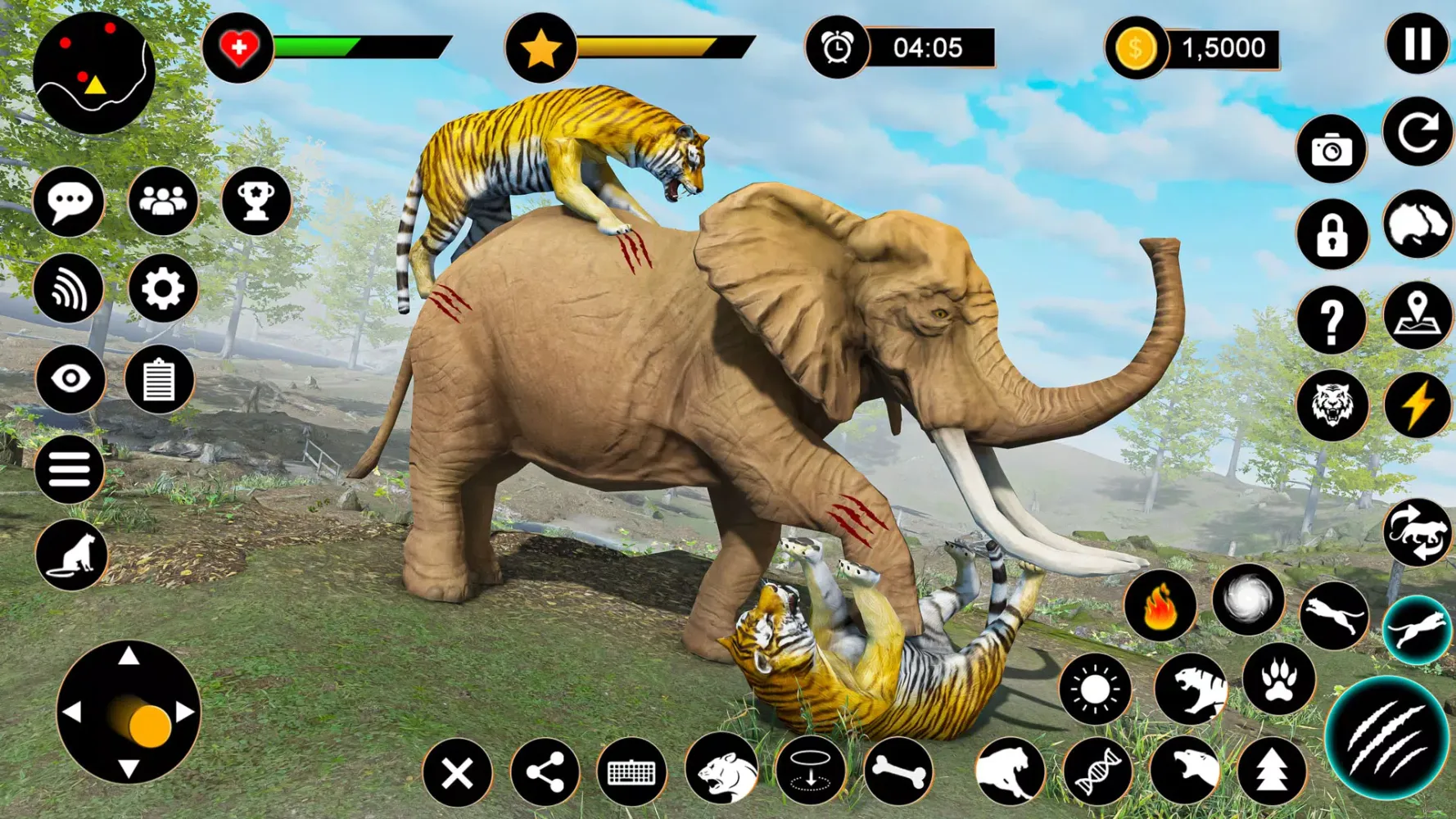 Ảnh chụp màn hình của Wild Tiger Simulator Animal 3D