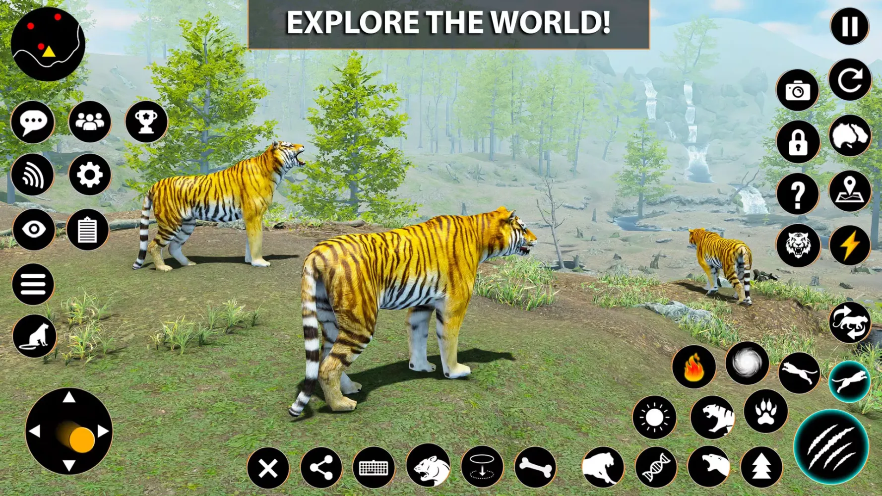 Ảnh chụp màn hình của Wild Tiger Simulator Animal 3D