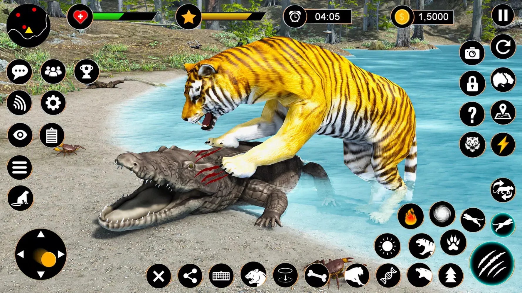 Ảnh chụp màn hình của Wild Tiger Simulator Animal 3D