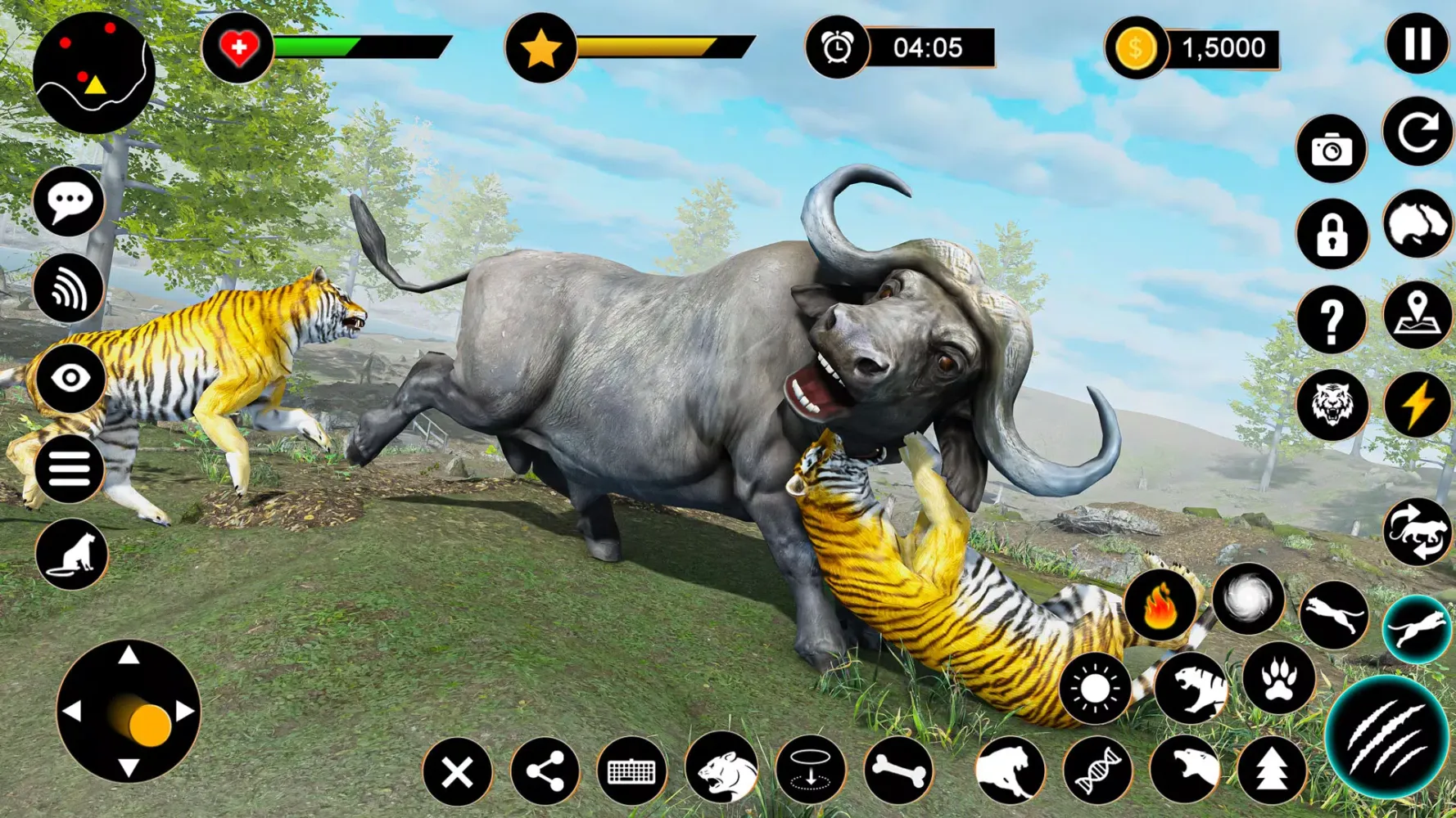 Ảnh chụp màn hình của Wild Tiger Simulator Animal 3D