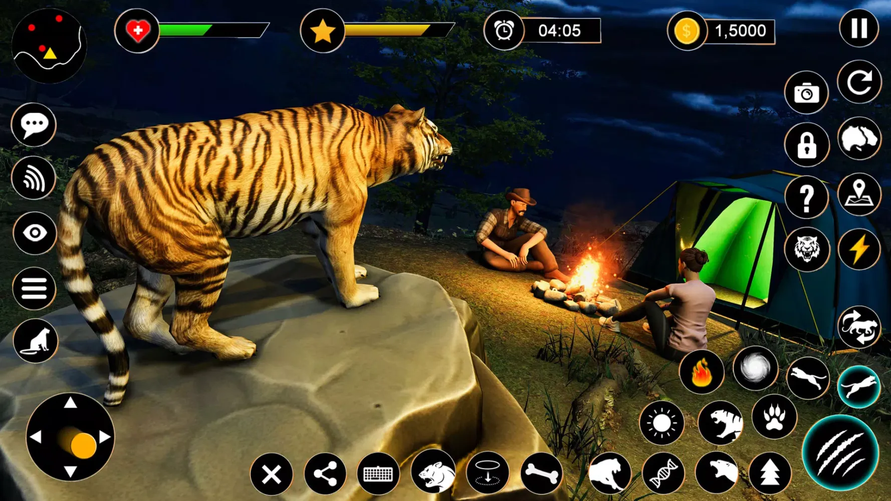Ảnh chụp màn hình của Wild Tiger Simulator Animal 3D