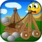 Catapult Rock Bomb Shooting - Desert Exploding Ball Drop Free