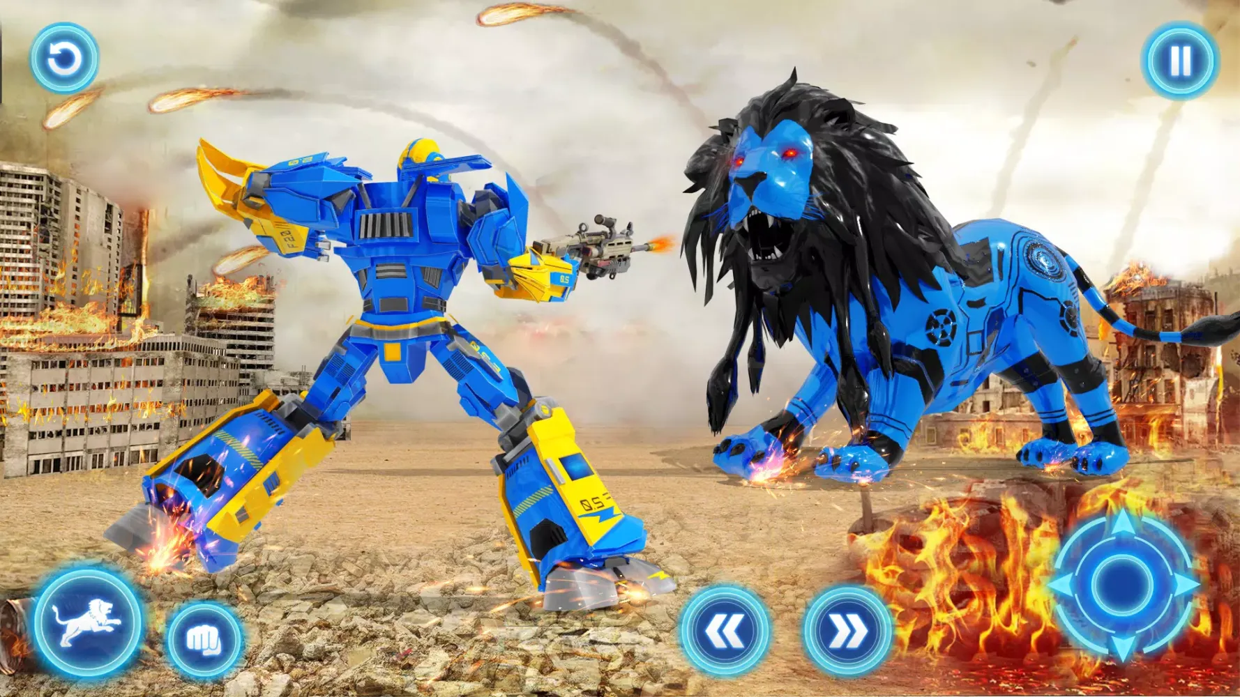 Zrzuty ekranu Army Tank Lion Robot