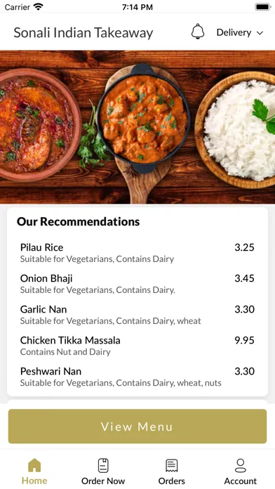 Zrzuty ekranu Sonali Indian Takeaway