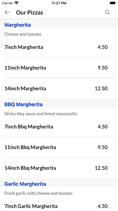 Tangkapan layar Milano Fast Food Birmingham