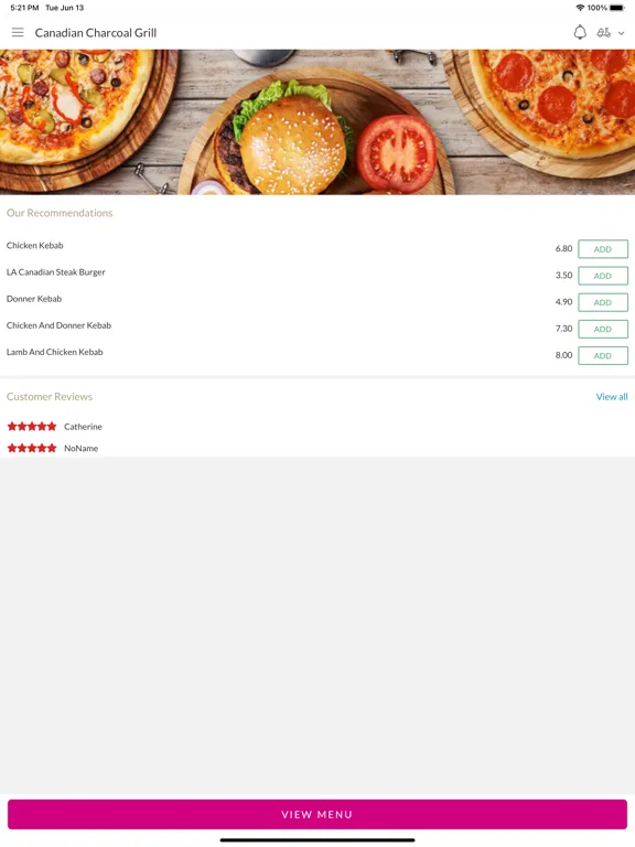 Zrzuty ekranu Canadian Charcoal Grill. iPad 