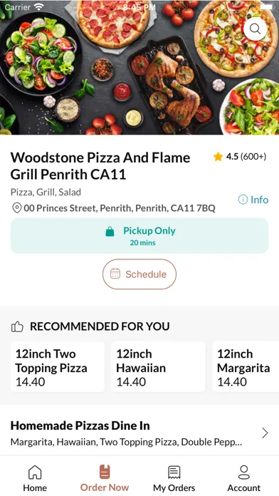 Woodstone Pizza & Flame Grill應用截圖