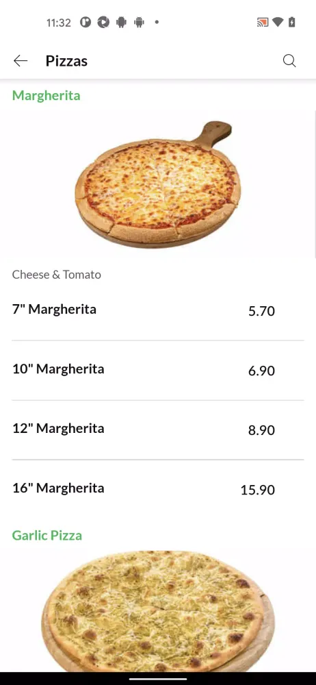 Capturas de pantalla de Pepino Pizza