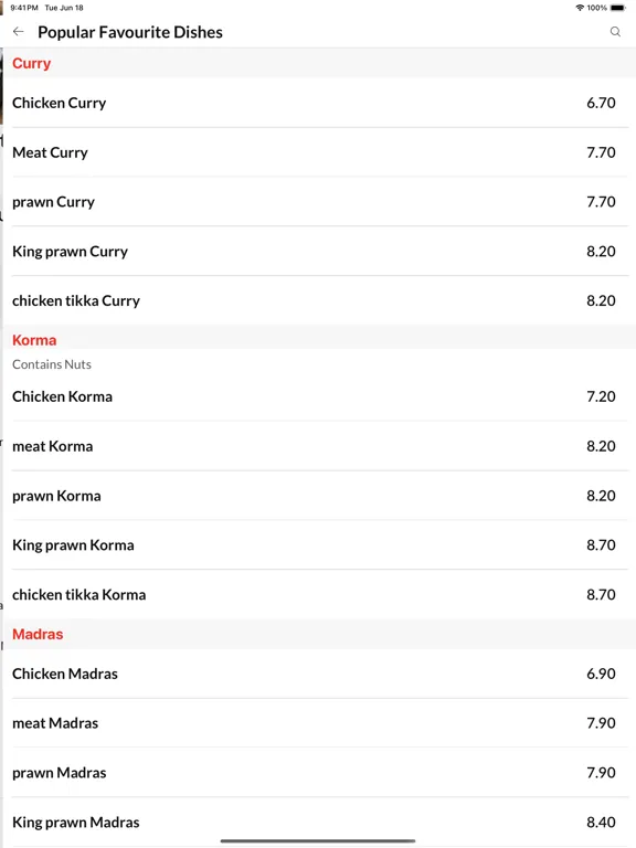 Everest Curry and Fastfood iPad  Screenshots