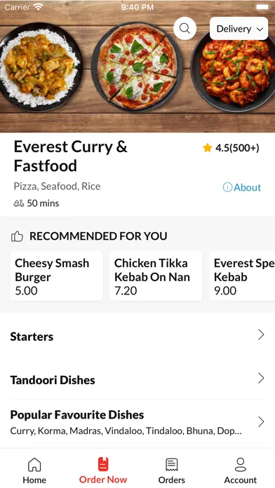 Everest Curry and Fastfood Screenshots