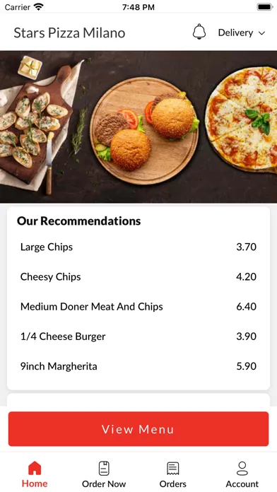 Zrzuty ekranu Stars Pizza Milano