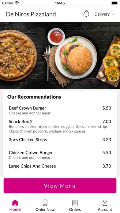 Zrzuty ekranu De Niros Pizzaland