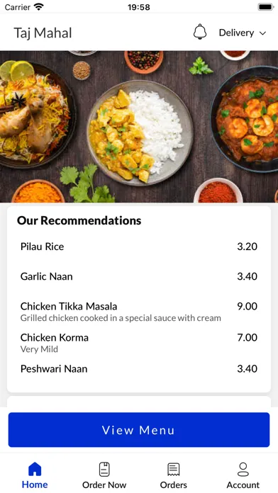 Taj Mahal Peterborough 스크린샷